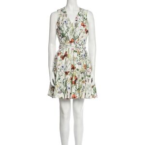 Christian Lacroix Botanical Print Wrap Dress Sz. M